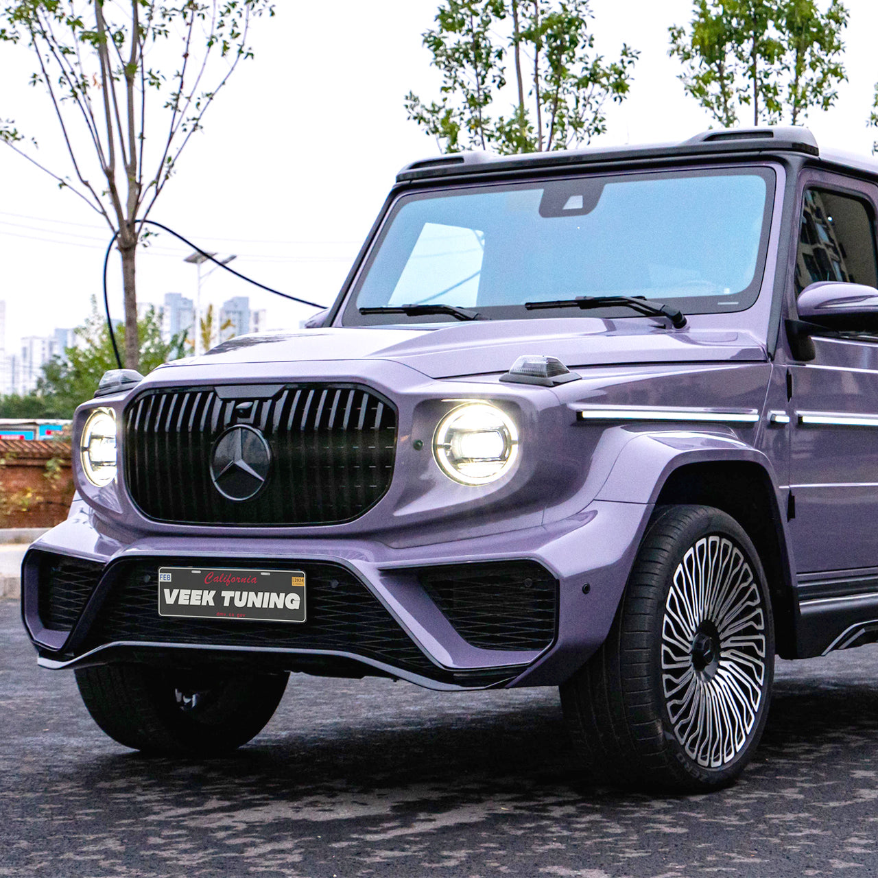 MERCEDES-BENZ W463A/W465 2019-2025 G55/350/450d/500/550 G-WAGON EXTERIOR UPGRADE TO Maybach G900 BODY KIT
