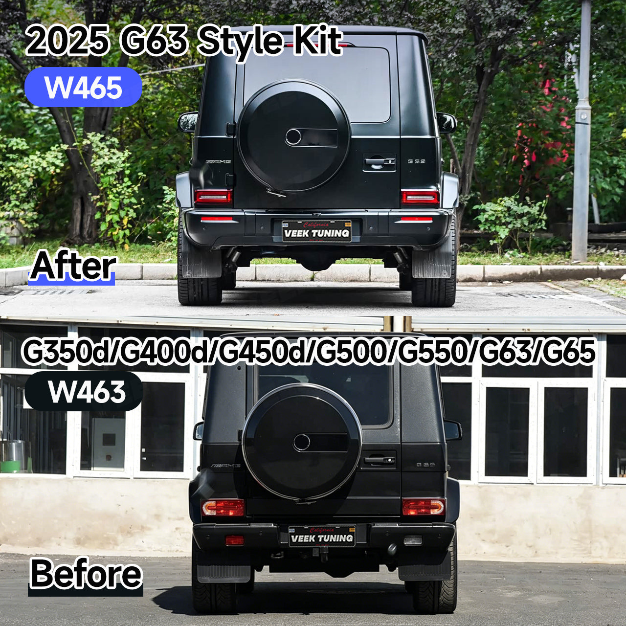 The 2025 W465 G63 Exterior Kit for G Wagon W463 G450d/G500/G550/G350/G63/G65