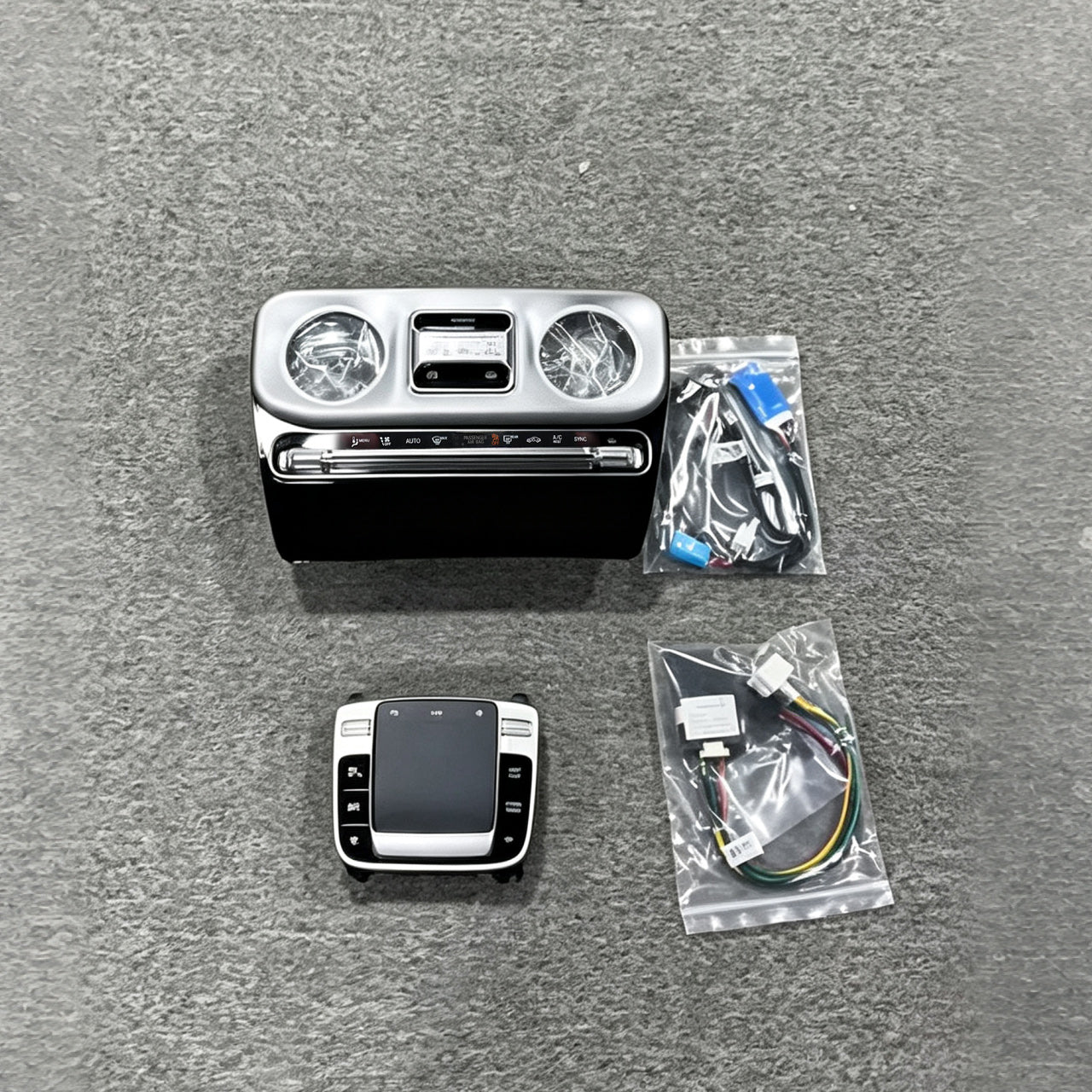 W463A G-Class Upgrade W465 Style Interior Climate Control Panel & Touchpad Controller Retrofit Kit