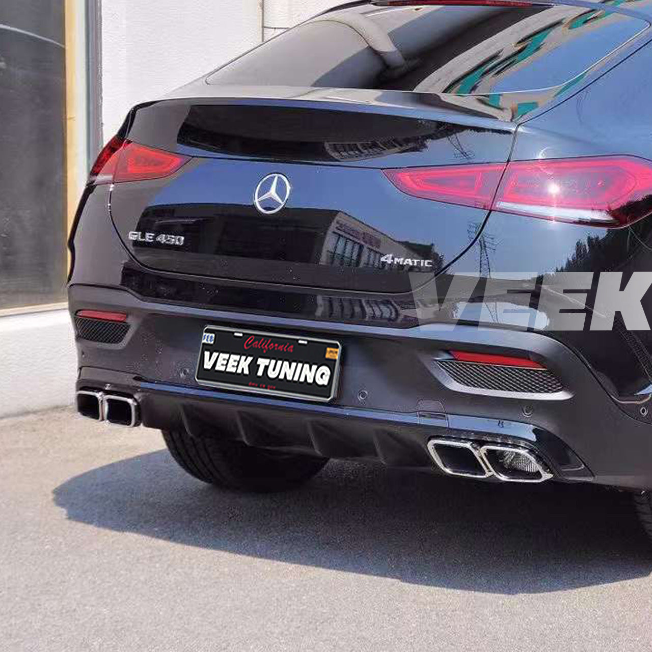 Mercedes GLE Coupe C167 Upgrades with 53/63 AMG Rear Lip & Exhaust Tips