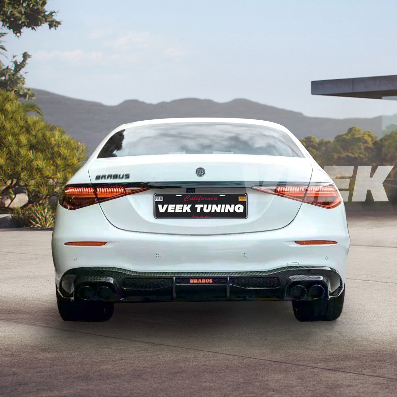 Brabus Style Carbon Fiber Body Kit for Mercedes S-Class W223