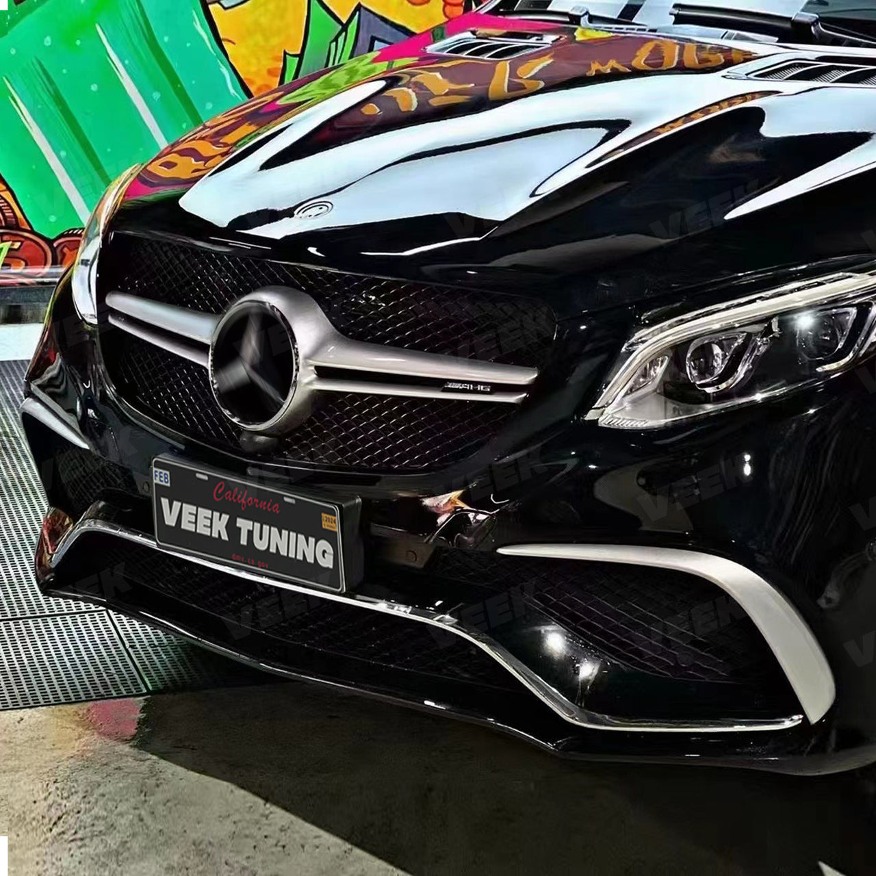 Mercedes Benz ML W164 (2005-2011) Upgrade Old to New AMG GLE 63 W166 (2018) Style Body Kit