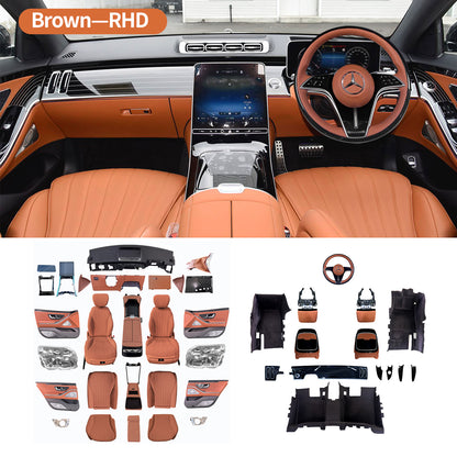 Mercedes-Benz S Class W221（2005 -2013）Interior Upgrade Old to NewW223（ 2021+ ） Interior Kit