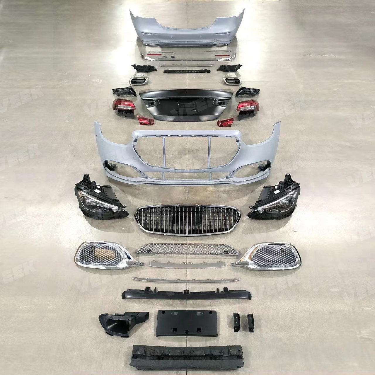 2025 Maybach Style Body Kit for Mercedes E-Class W213（2016-2020）