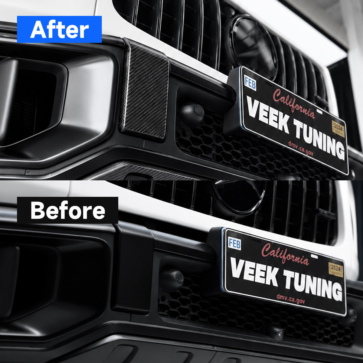 2025+ Mercedes-Benz W465 G63 Carbon Fiber Front and Rear Bumper Corner Trims