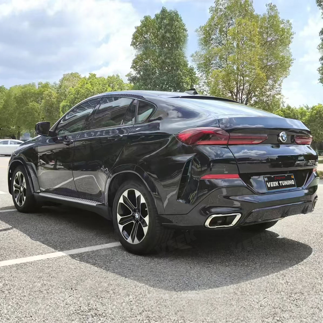 BMW X6 E71 （2008-2014）Upgrade Old to New X6 G06 LCI （2024）M-Tech Body Kit