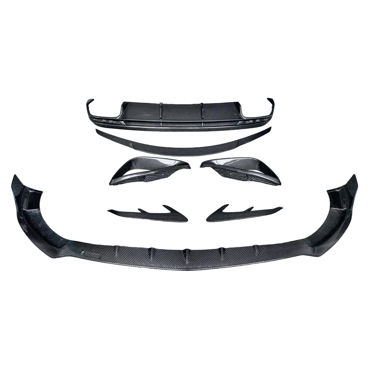 BBS style carbon fiber body kit for S-Class W217 S63 Coupe