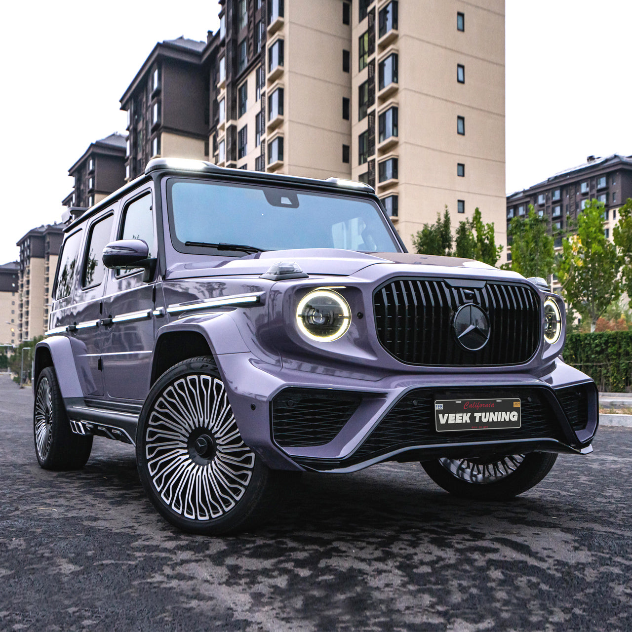 MERCEDES-BENZ W463A/W465 2019-2025 G55/350/450d/500/550 G-WAGON EXTERIOR UPGRADE TO Maybach G900 BODY KIT