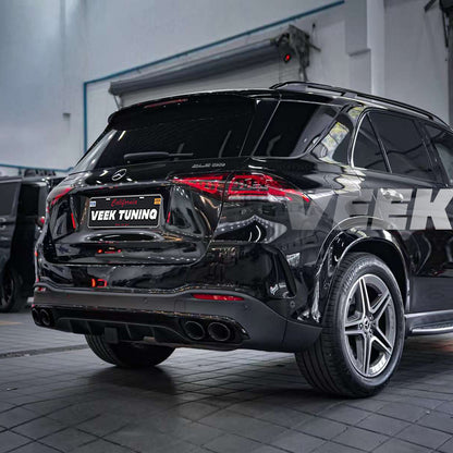 Mercedes GLE Coupe C167 Upgrades with 53/63 AMG Rear Lip & Exhaust Tips