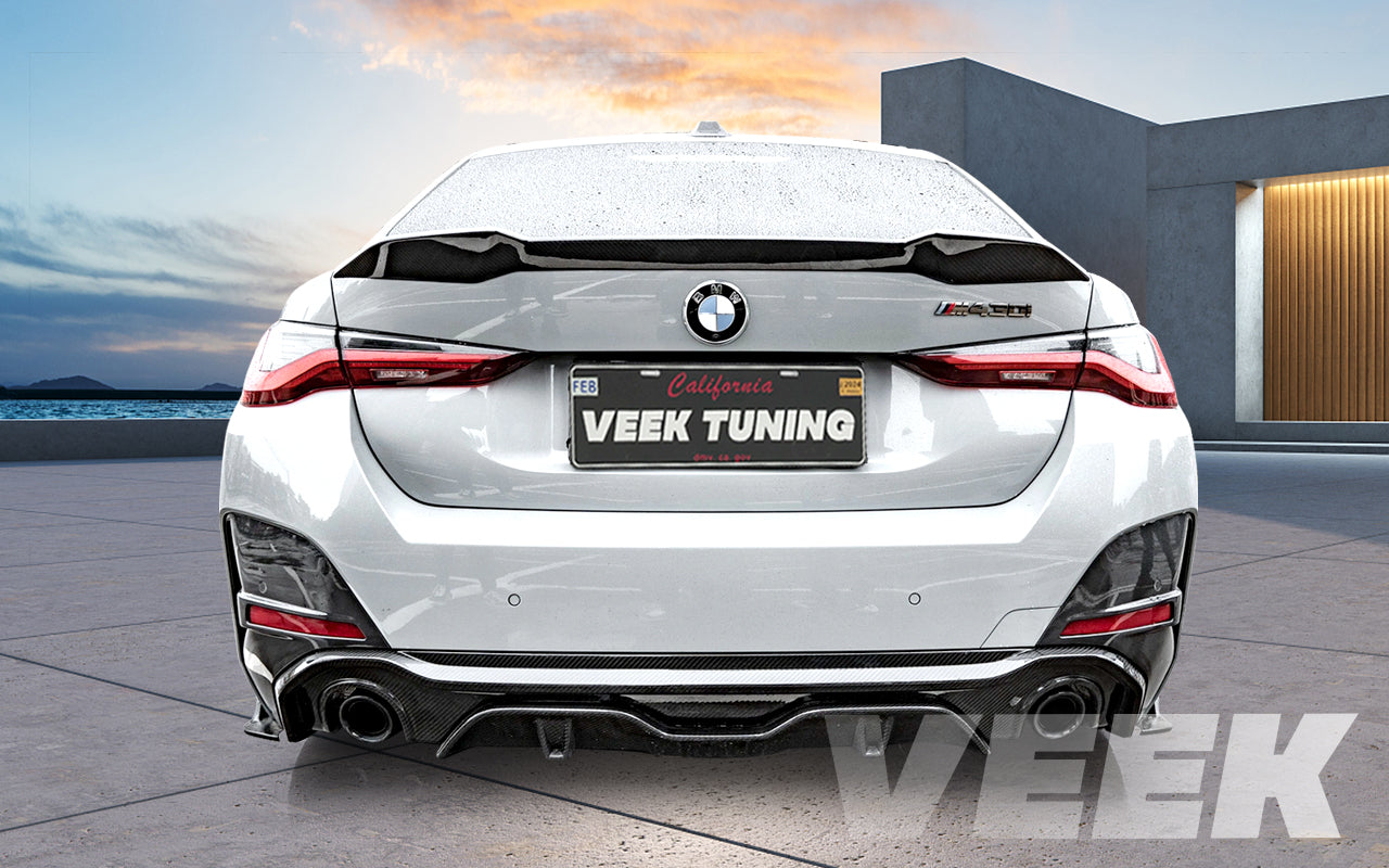 4 Series G26 - MP Style Carbon Fiber Trunk Spoiler