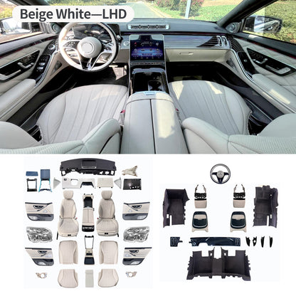 Mercedes-Benz S Class W221（2005 -2013）Interior Upgrade Old to NewW223（ 2021+ ） Interior Kit