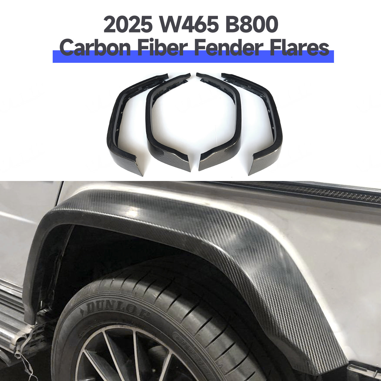 Spare tire delete carbon fiber trim for G-Class