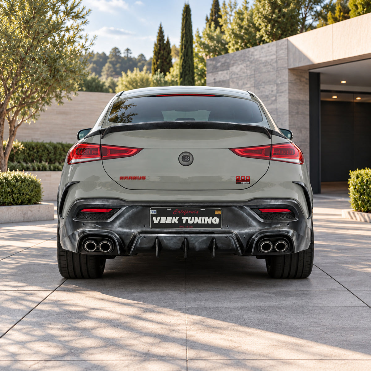 2020–2023 Mercedes-Benz GLE 63 Coupe C167 Upgrade to Carbon Fiber B900 Rocket Style Exterior Body Kit