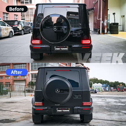 Mercedes G-Class W463A 2019-2024 Upgrade to G63 AMG Night Edition Body Kit and Blackout Lights Set