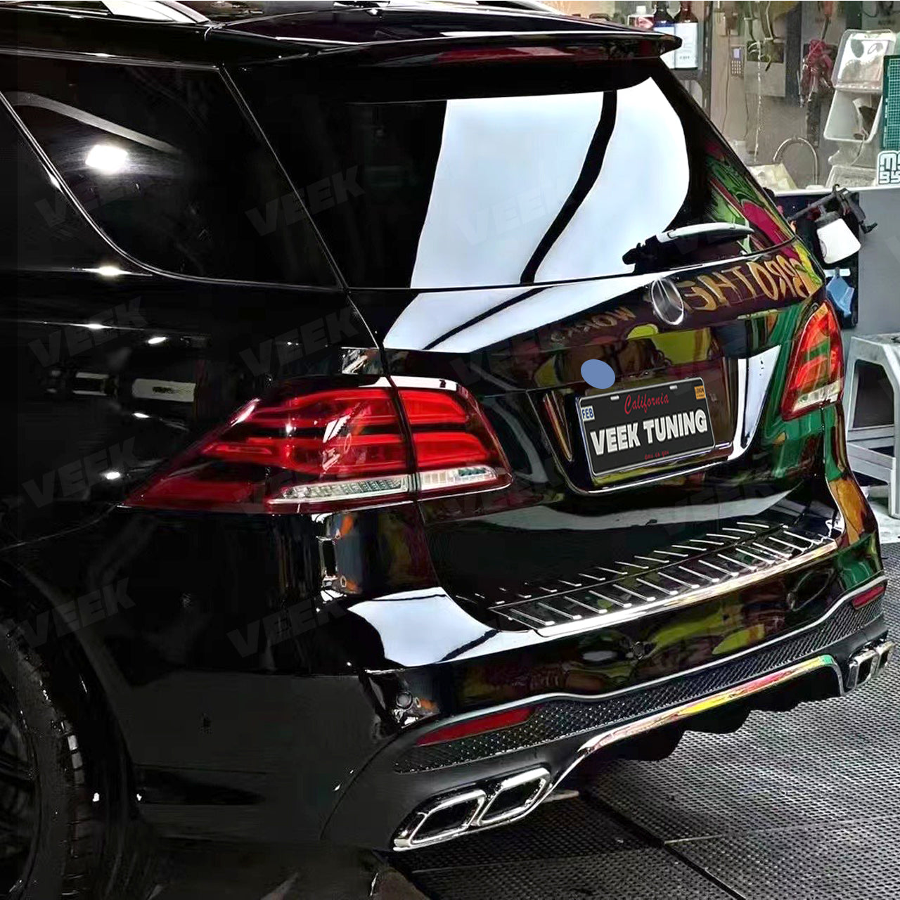 Mercedes Benz ML W164 (2005-2011) Upgrade Old to New AMG GLE 63 W166 (2018) Style Body Kit