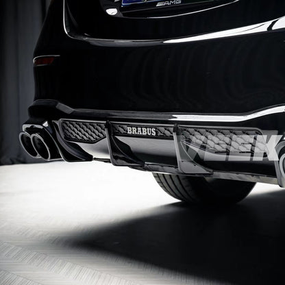 Mercedes S-Class W223 to Brabus Style Body Kit (Dry Carbon Fiber/Glossy Black)