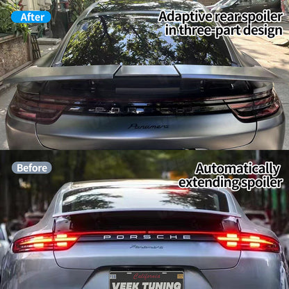 Porsche Panamera 971  (2017-2023) Upgrade to Turbo Style Rear Spoiler in Three-part Design