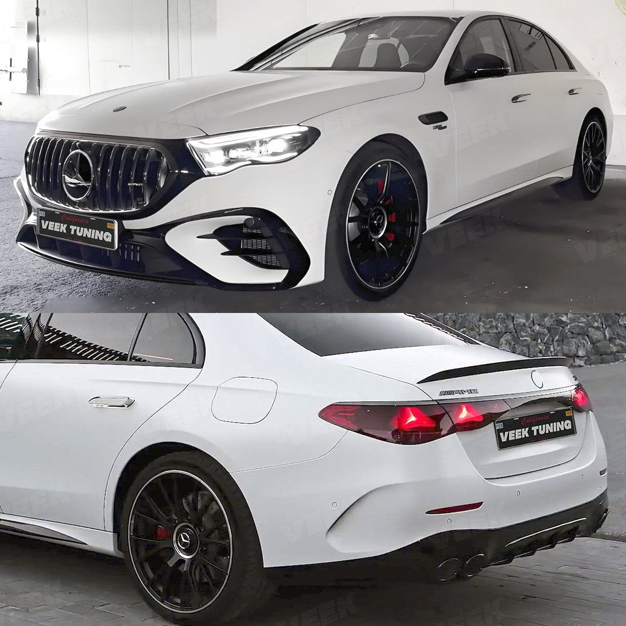 Mercedes Benz E-Class W212 (2009-2015) Upgrade Old to New AMG E63 S W214 (2025) Conversion Kit((No cutting required))