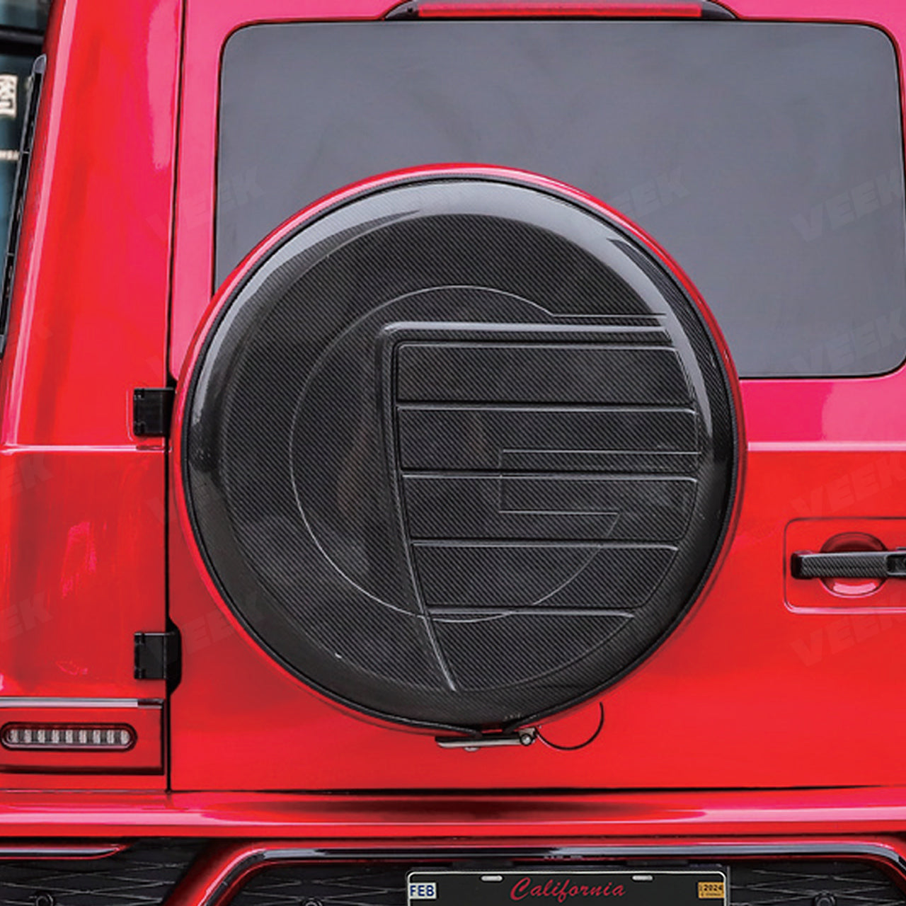 Mercedes G-Class W463A tire cover alternate view