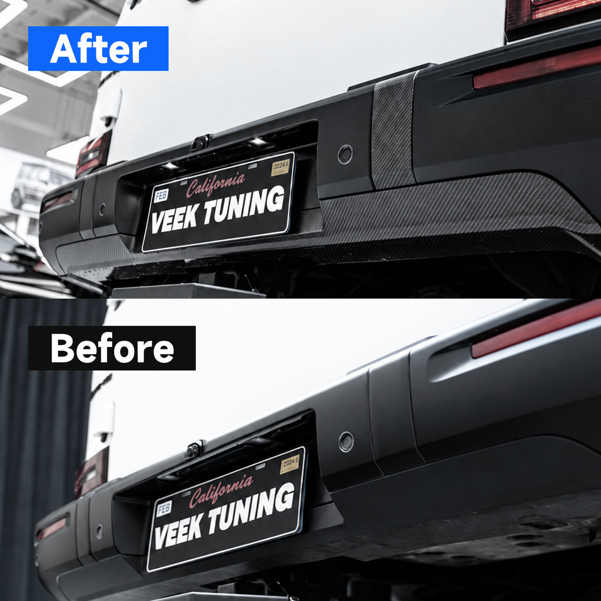 2025+ Mercedes-Benz W465 G63 Carbon Fiber Front and Rear Bumper Corner Trims
