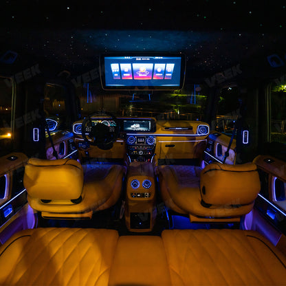 G-Wagon W463A W465 Interior Ambient Lighting 8-Piece Kit for Mercedes 2019–2025