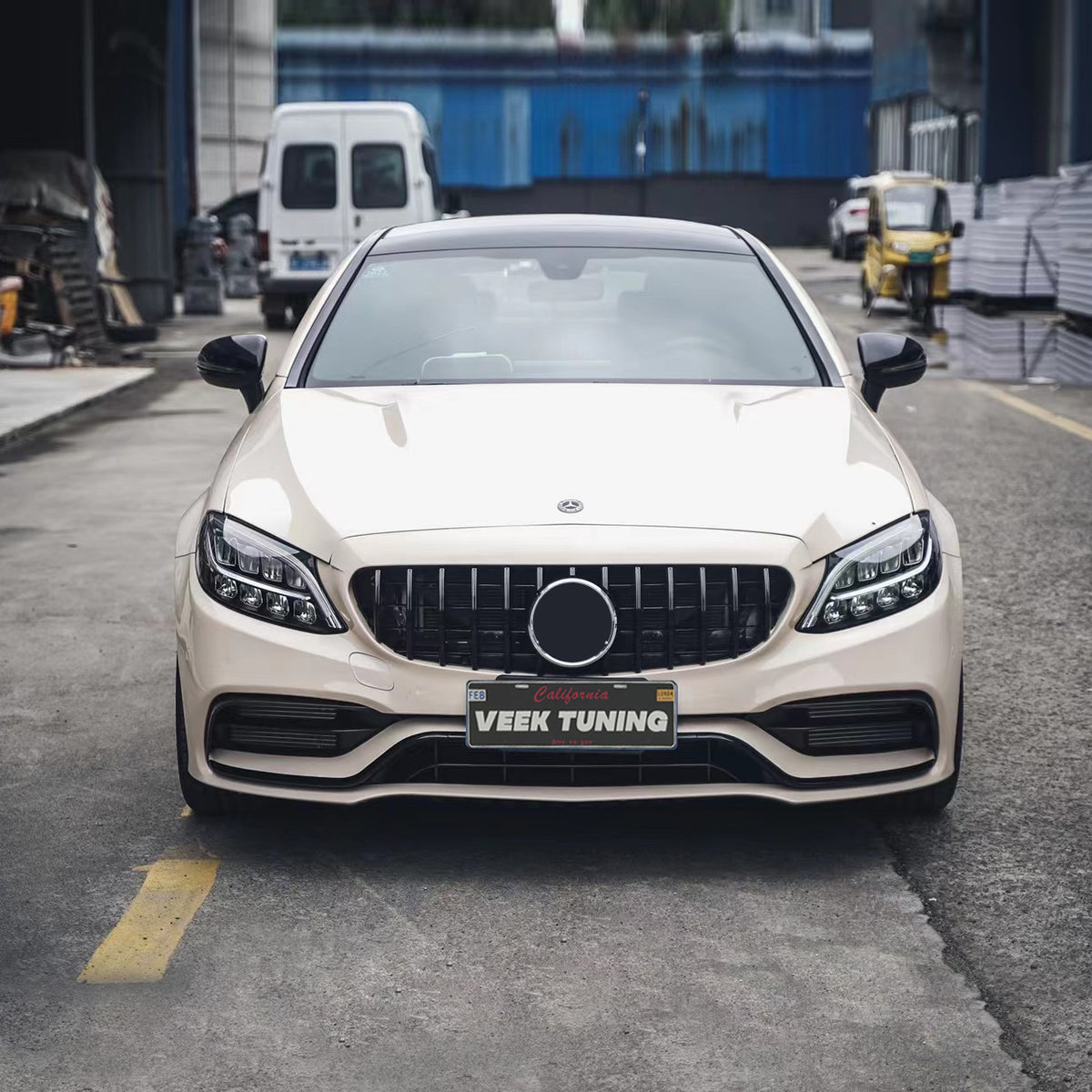2016–2022 Mercedes-Benz C205 Coupe Upgrade to 2021 C63 S AMG Coupe Exterior Body Kit