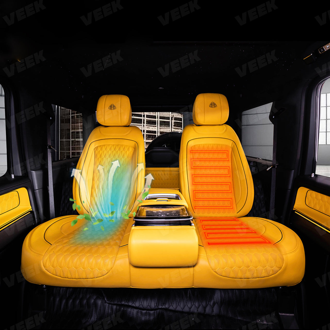 Rear Bench Seat with Individually Controlled Sections for Mercedes-Benz G-Class W463 / W463A / W465 (2002–2025)