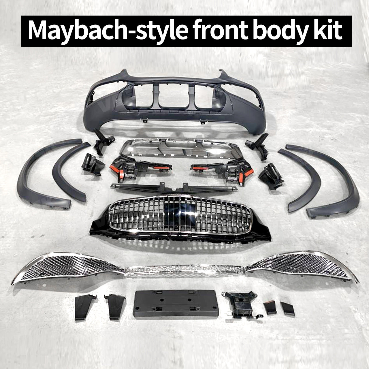 Mercedes Benz GLE SUV W167 (2020-2023) Upgrade to Maybach（2023）Style Body Kit