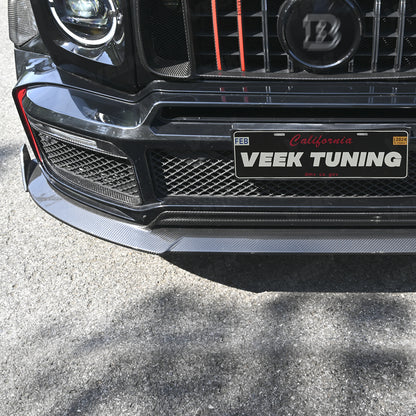 Carbon Fiber BRA G900 Style Front Lip Upgrade for G Wagon W463/W463A