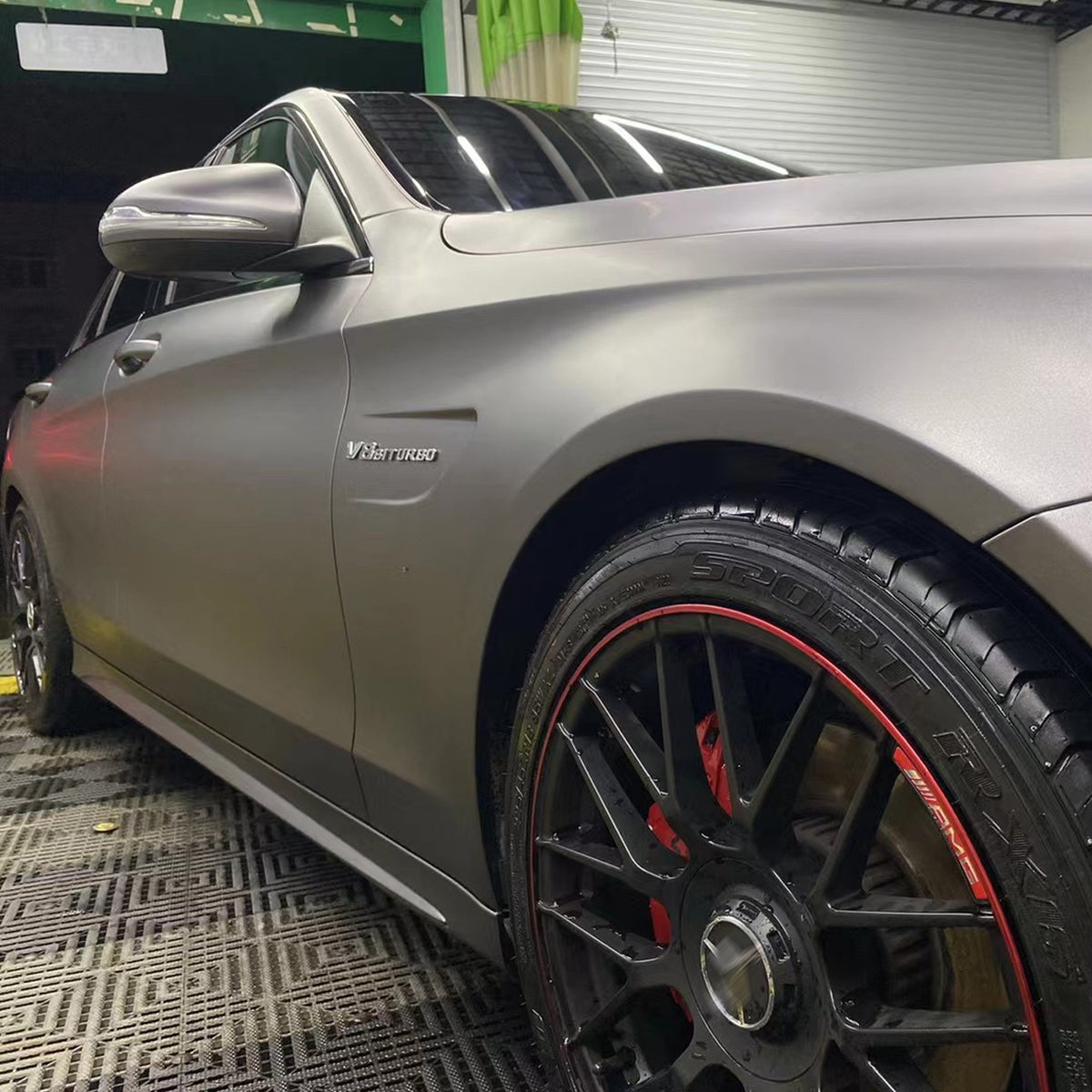 2014–2021 Mercedes-Benz C-Class W205 Upgrade to 2021 AMG C63 S LCI Facelift Style Exterior Body Kit