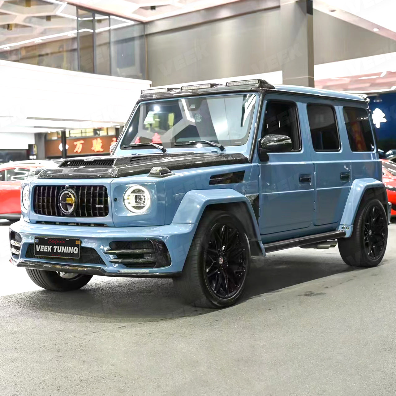 Custom Mansory-Style Dry Carbon Fiber Kit for Mercedes-Benz G-Class W463A