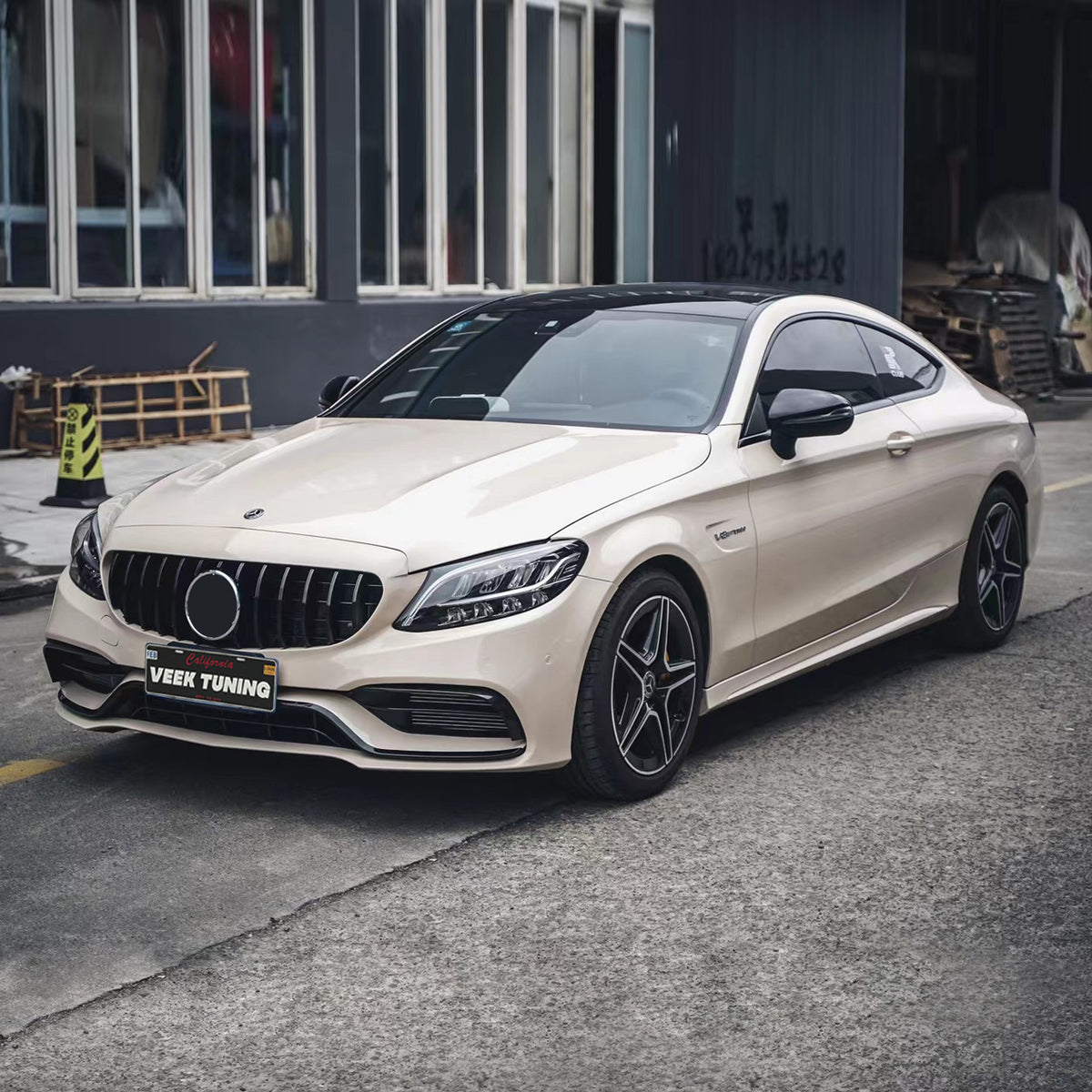2016–2022 Mercedes-Benz C205 Coupe Upgrade to 2021 C63 S AMG Coupe Exterior Body Kit