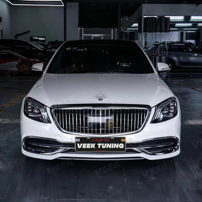 For S Class W222 (2014-2020) old to new Maybach Style (2024) Body Kit