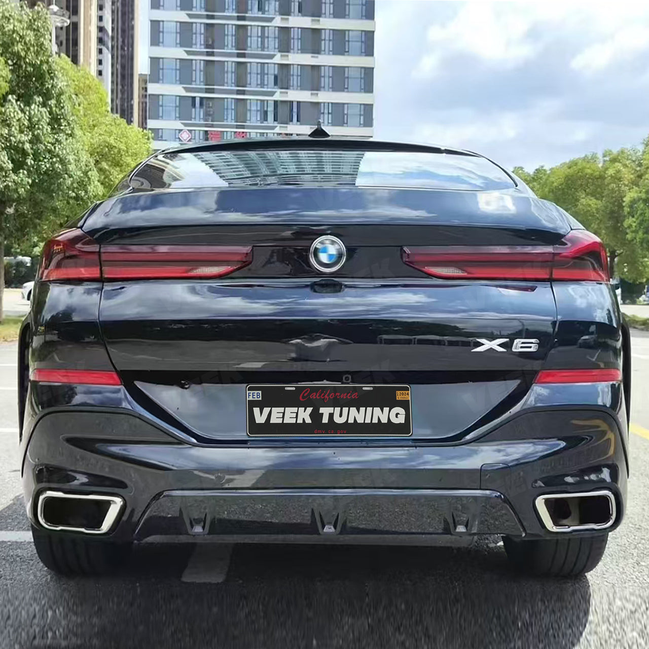 BMW X6 E71 （2008-2014）Upgrade Old to New X6 G06 LCI （2024）M-Tech Body Kit