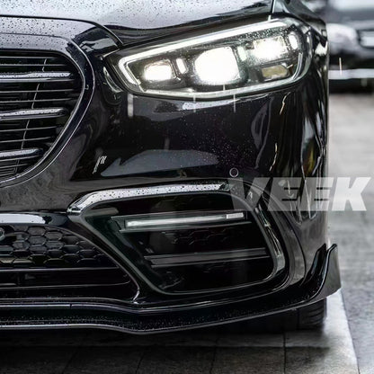 Mercedes S-Class W223 to Brabus Style Body Kit (Dry Carbon Fiber/Glossy Black)