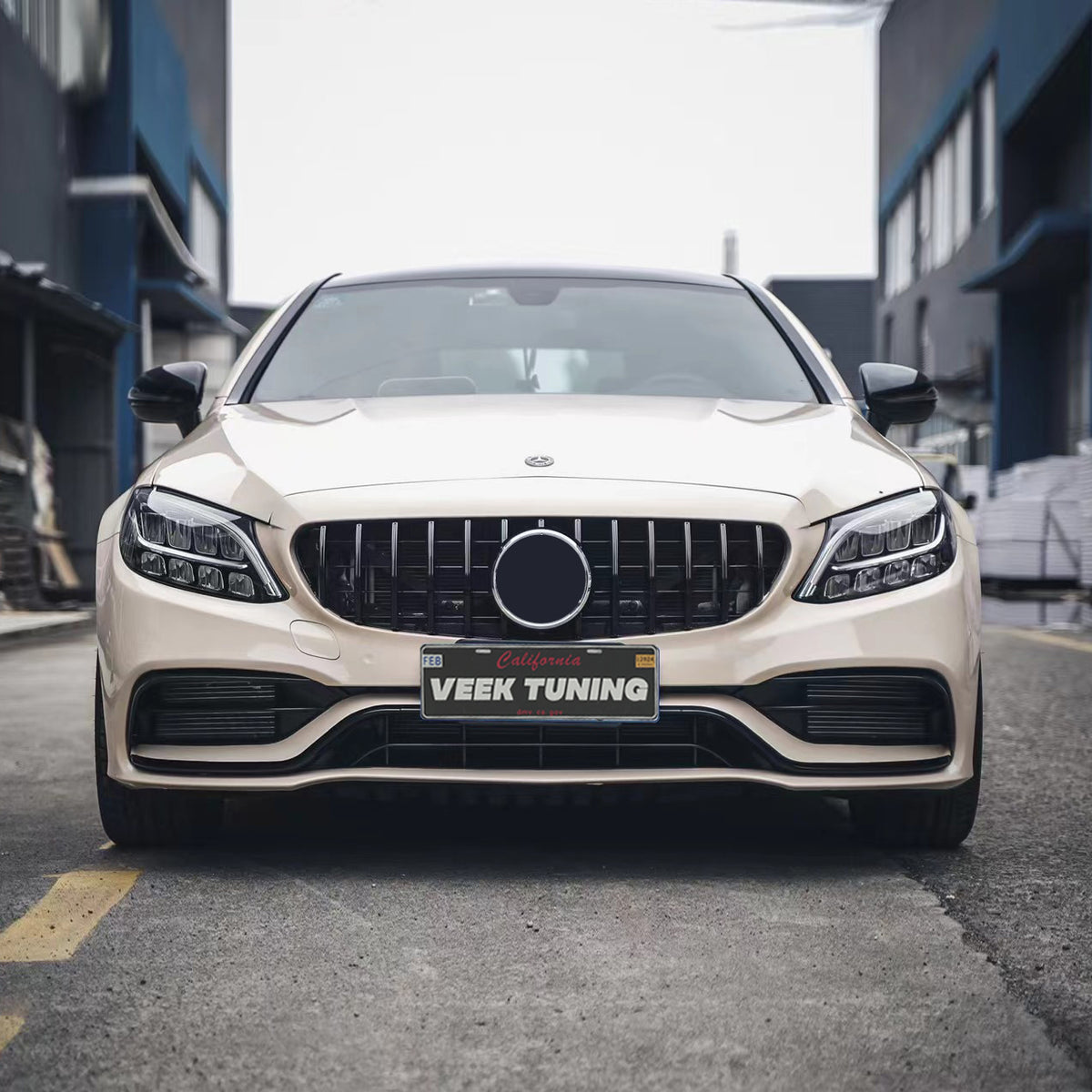 2016–2022 Mercedes-Benz C205 Coupe Upgrade to 2021 C63 S AMG Coupe Exterior Body Kit