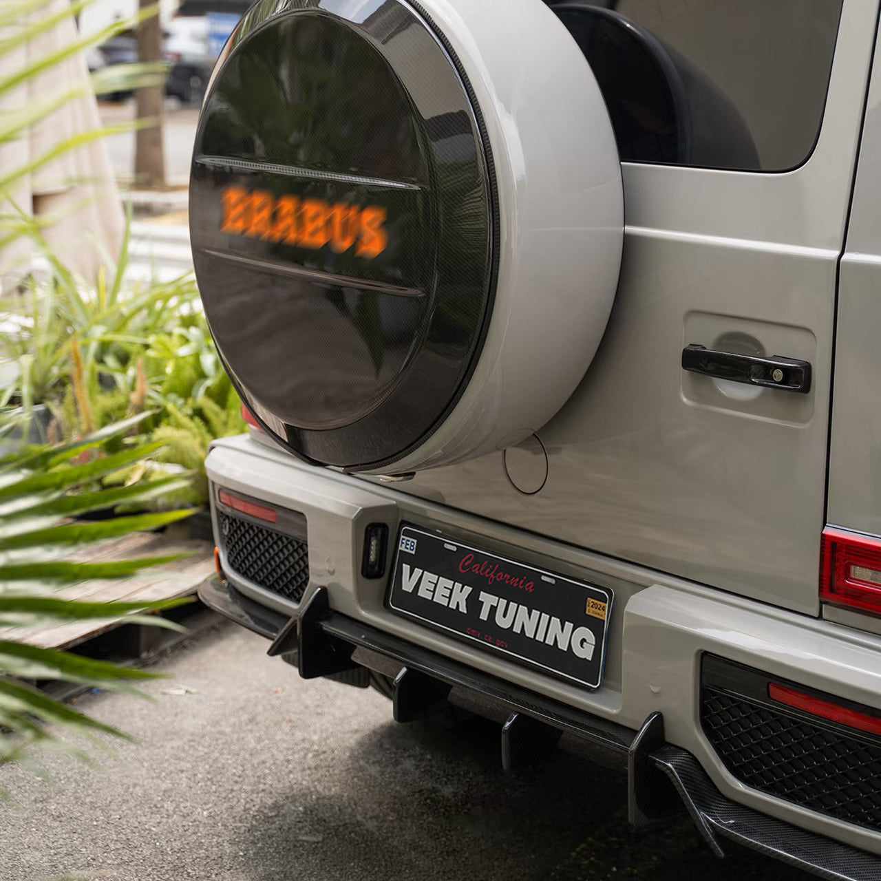 Extra Exterior Kits Carbon Fiber BRA G900 Style Rear Lip Upgrade for 2003–2024 G Wagon W463/W463A