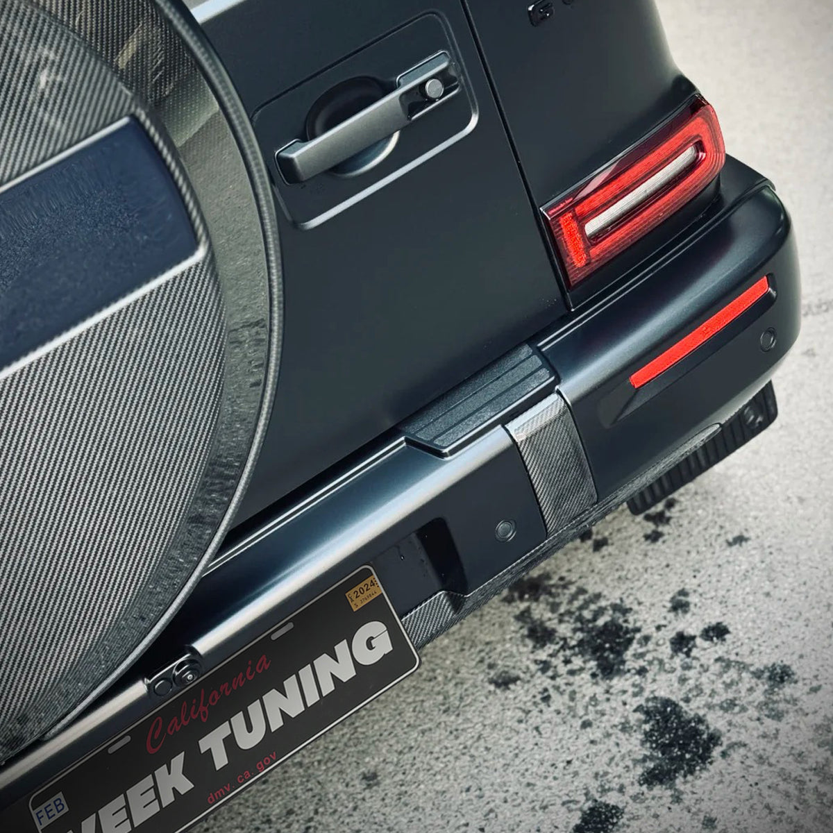 2025+ Mercedes-Benz W465 G63 Carbon Fiber Front and Rear Bumper Corner Trims