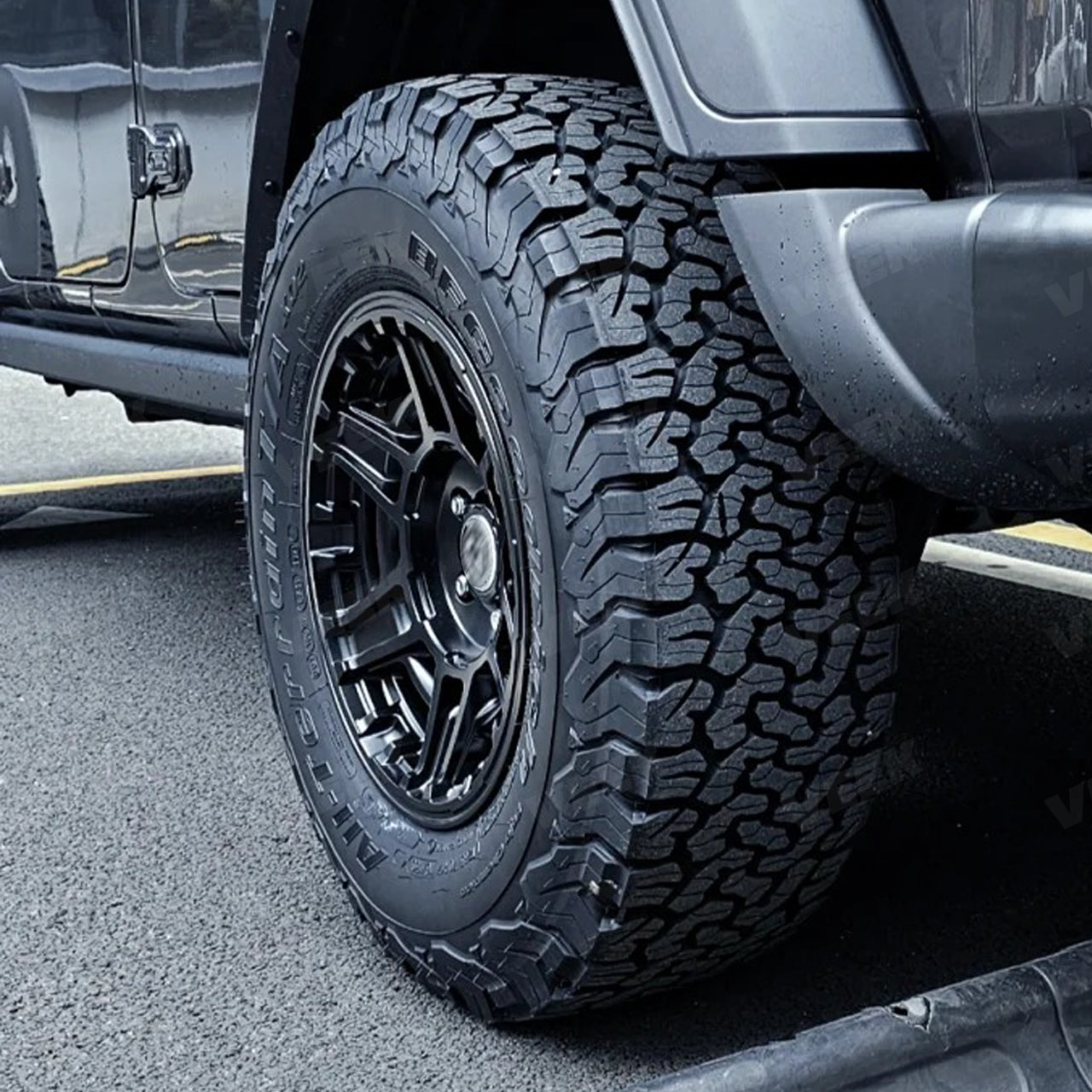High-performance off-road alloy wheel view 5