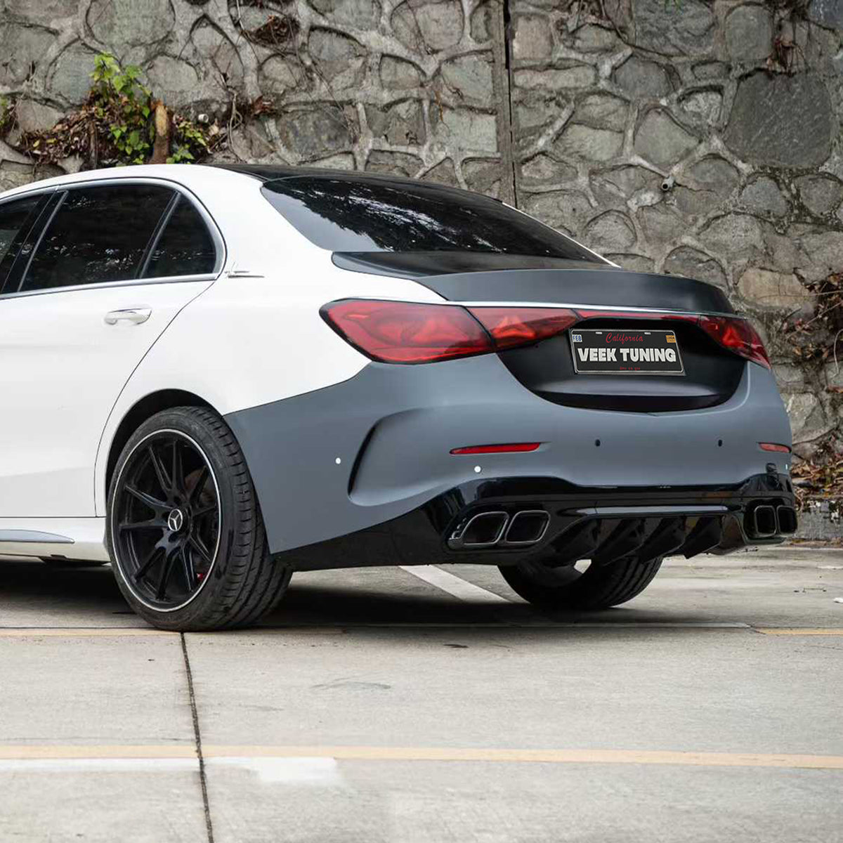 2014–2021 Mercedes-Benz C-Class W205 to 2026 W206 AMG C63 S Style Exterior Body Kit