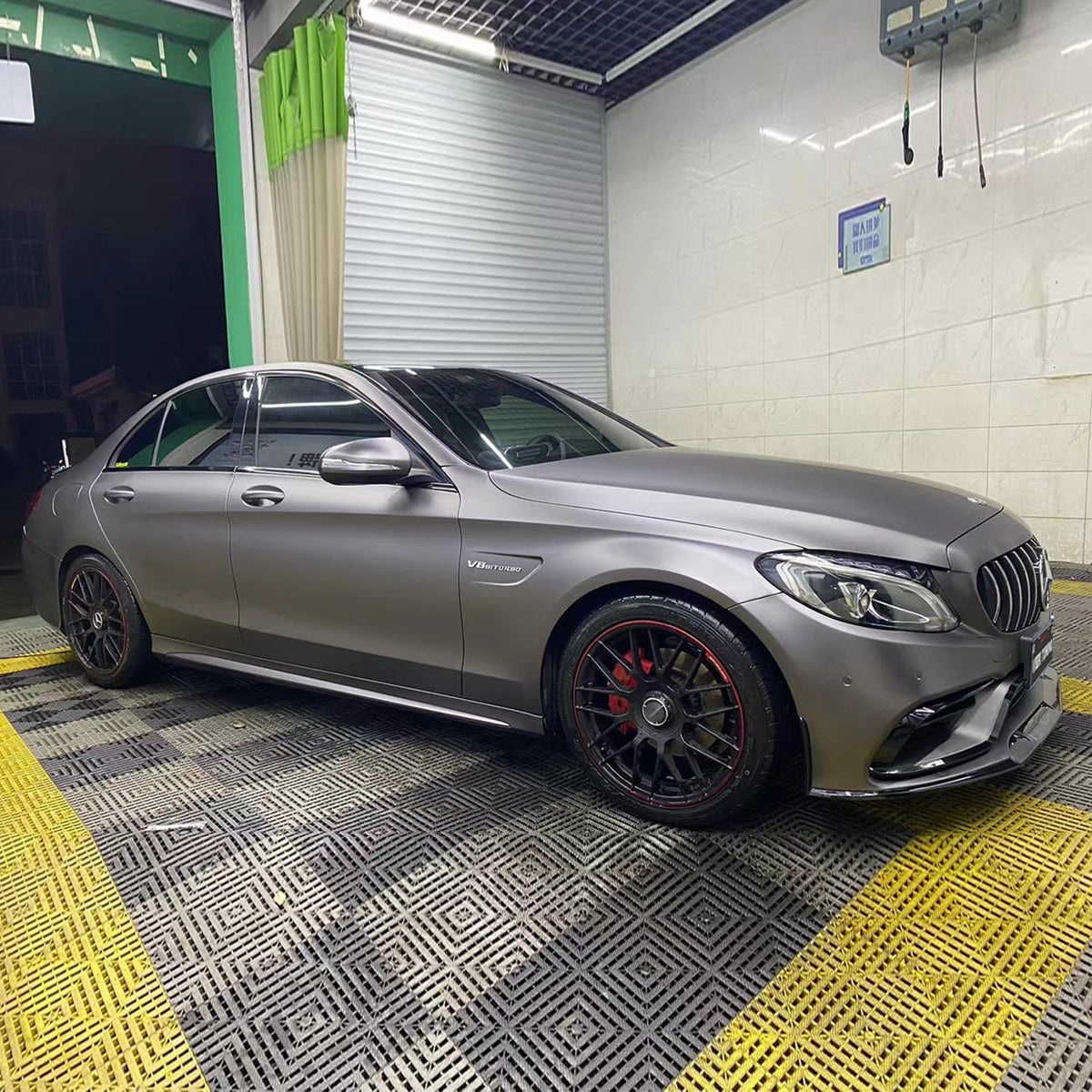 2014–2021 Mercedes-Benz C-Class W205 Upgrade to 2021 AMG C63 S LCI Facelift Style Exterior Body Kit