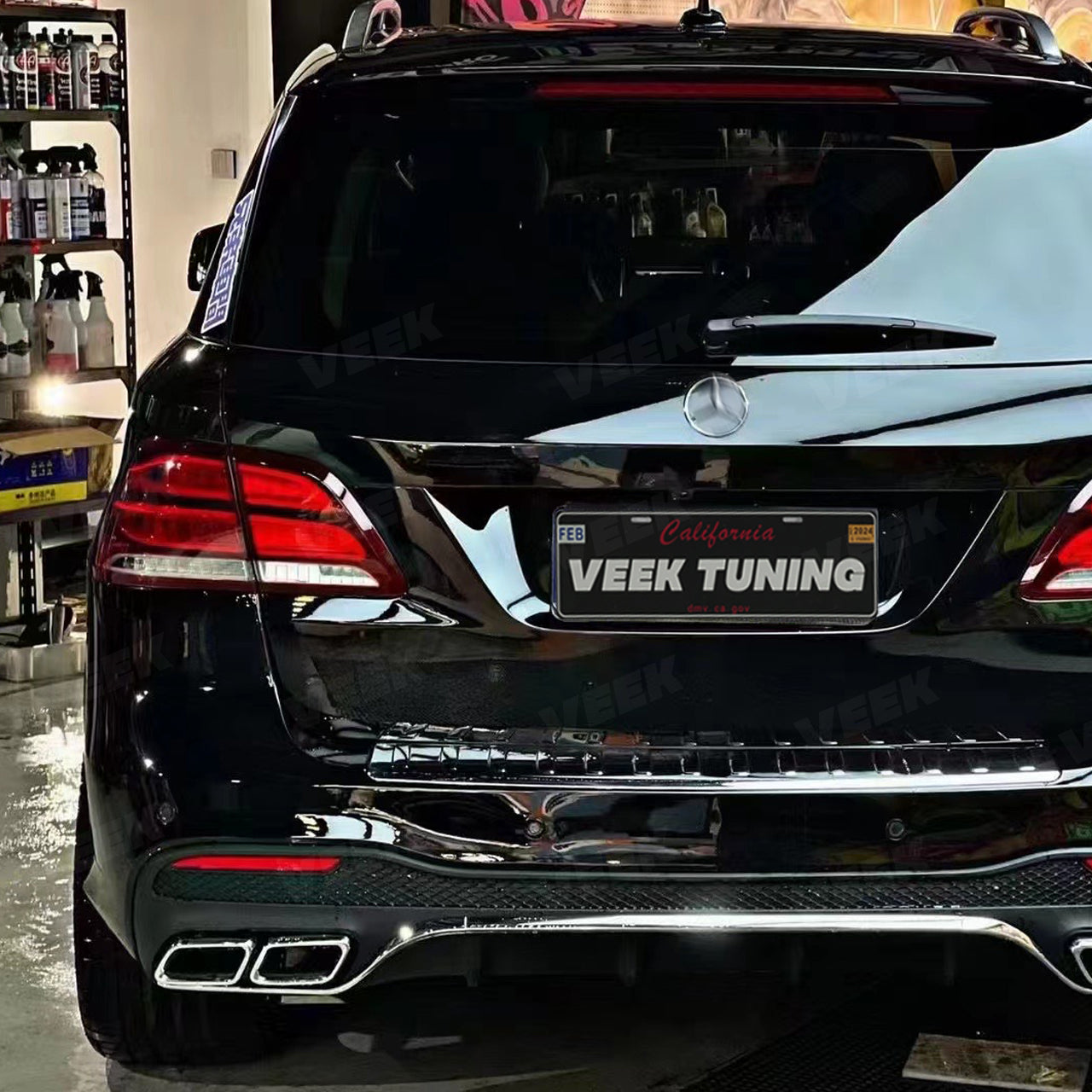 Mercedes Benz ML W164 (2005-2011) Upgrade Old to New AMG GLE 63 W166 (2018) Style Body Kit