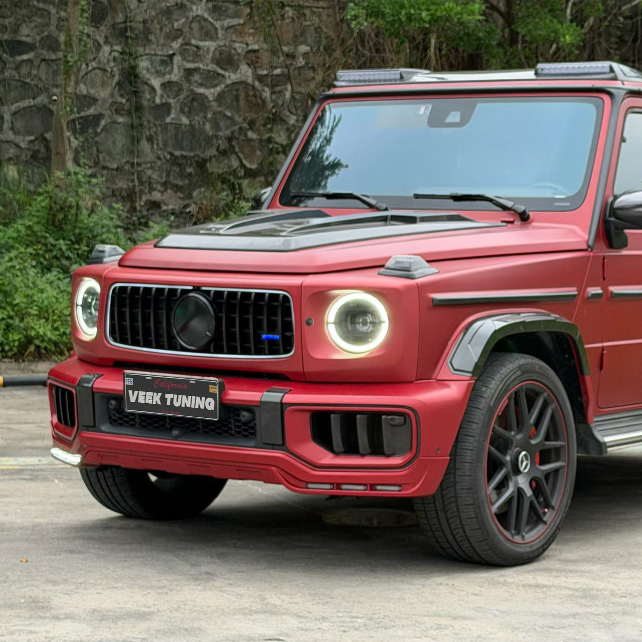 2026 Style LED Illuminated Front Grille Upgrade for Mercedes-Benz G-Class W463A W465 （2019-2026） Latest B Style Design