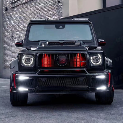 Carbon Fiber Demon Eye Headlight Cover for G Wagon W463A W465