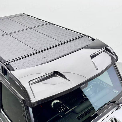 BRA/4x4/6x6 Carbon Fiber Front Roof Spoiler with LED for 2019-2024 G-Class W463A