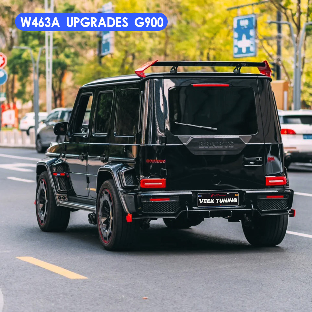 Mercedes-Benz W463/463A 2003–2024 G Wagon Exterior Upgrade to W463A/2025 465 G63/Brabus/G800/G900 Style Body Kit