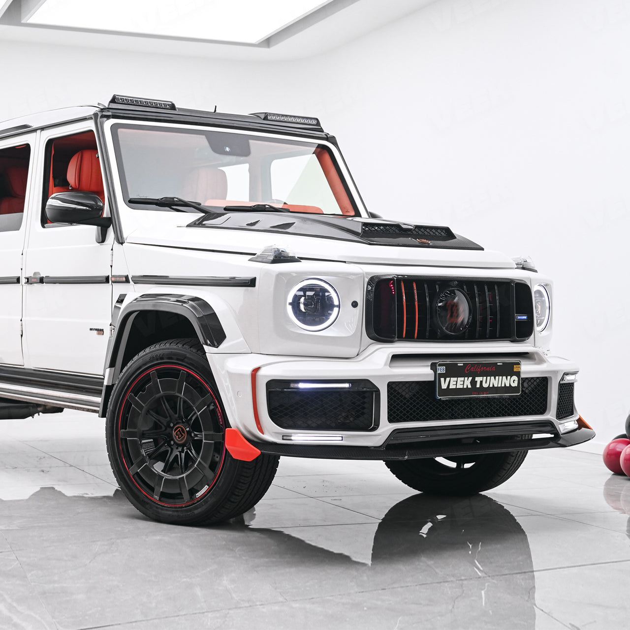 Carbon Fiber BRA G900 Style Front Lip Upgrade for G Wagon W463/W463A