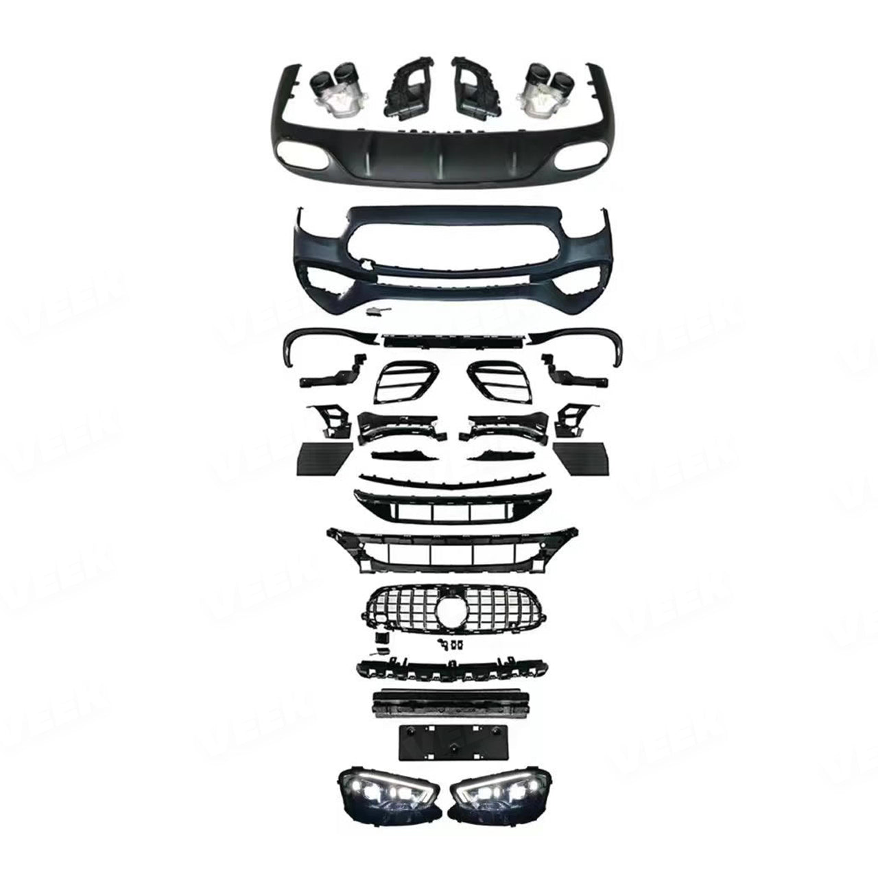 2023 W213 Lci E63 AMG Style Narrow Version Body Kit for Mercedes E-Class W213 (2016-2020)