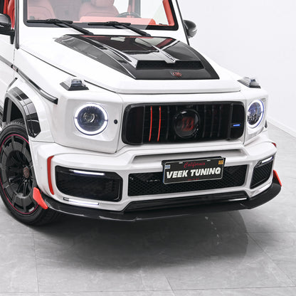 Carbon Fiber BRA G900 Style Front Lip Upgrade for G Wagon W463/W463A