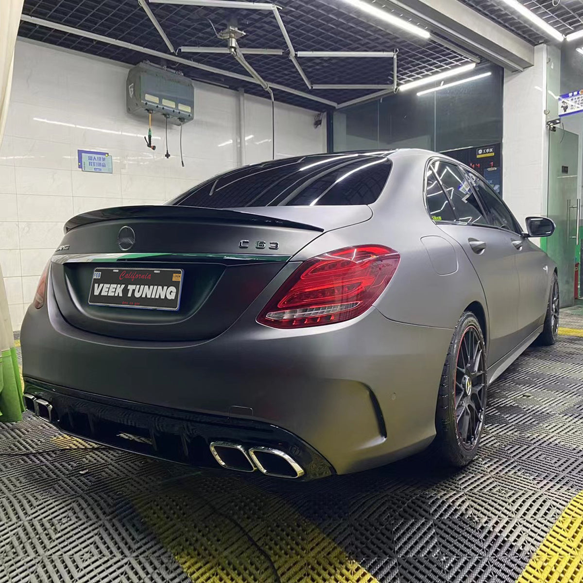 2014–2021 Mercedes-Benz C-Class W205 Upgrade to 2021 AMG C63 S LCI Facelift Style Exterior Body Kit